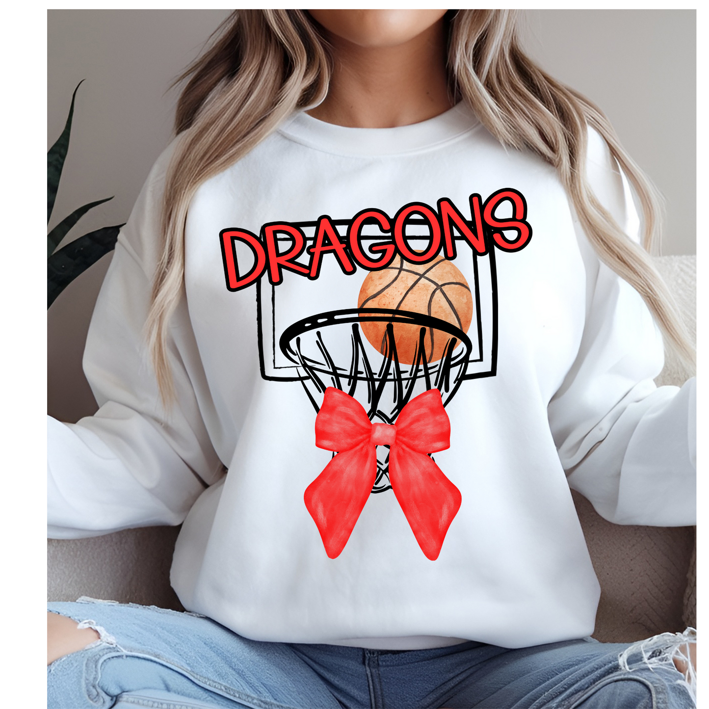 DRAGONS BASKETBALL WITH BOW